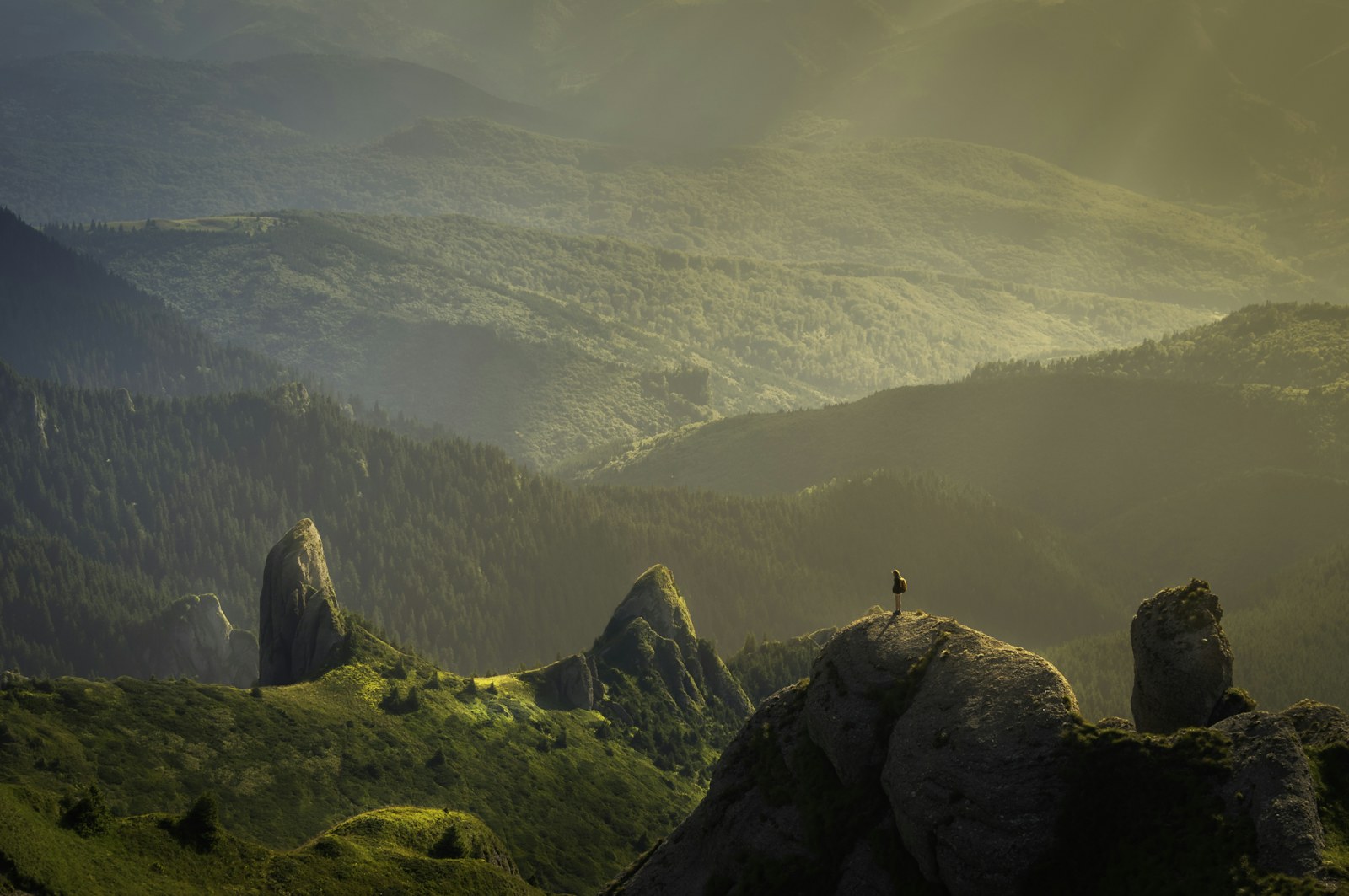 High dynamic range sample photo — Sun through clouds